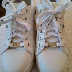 G by Guess Women's Classic White Lace-Up Sneakers